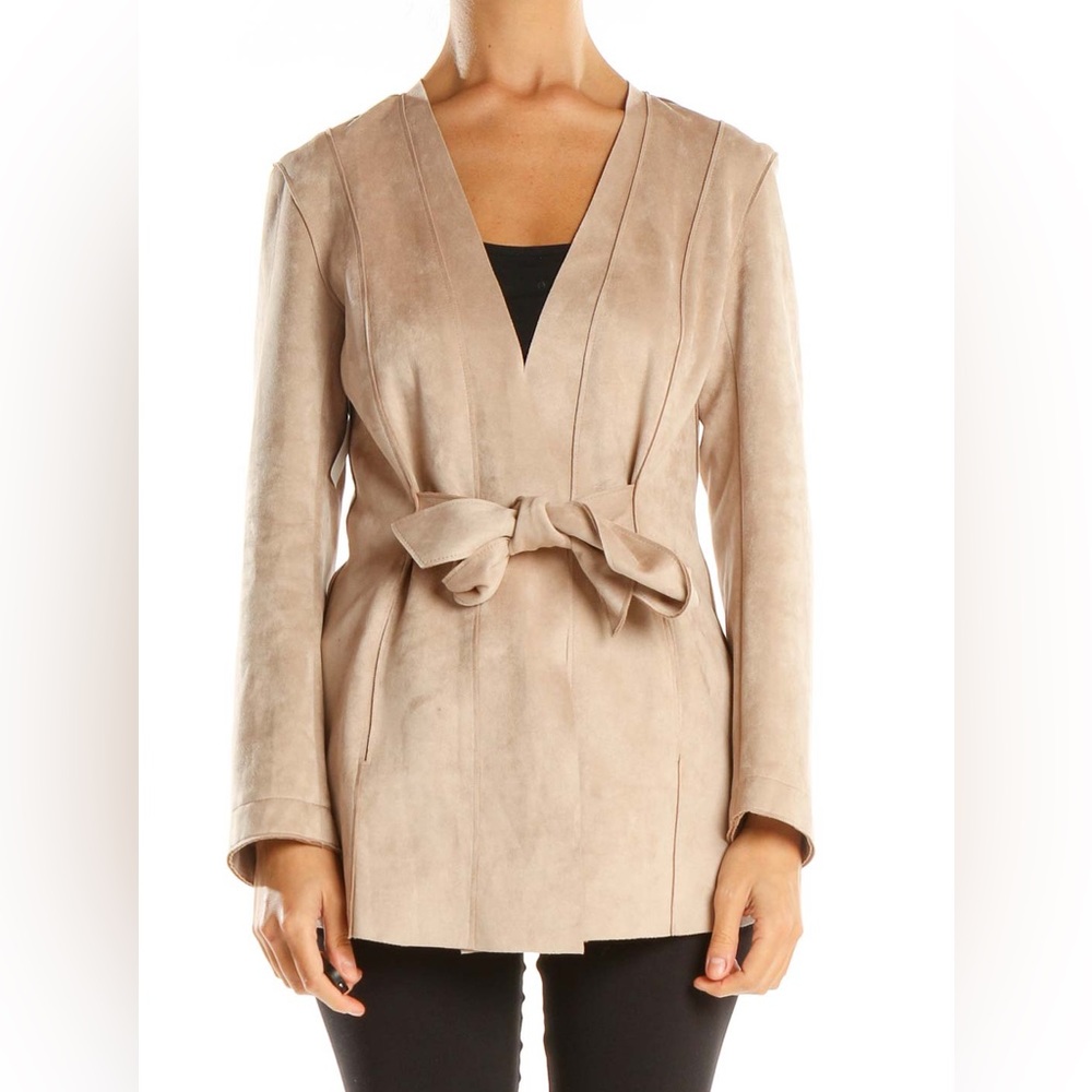 Zara suede tie jacket - Picture 5 of 5